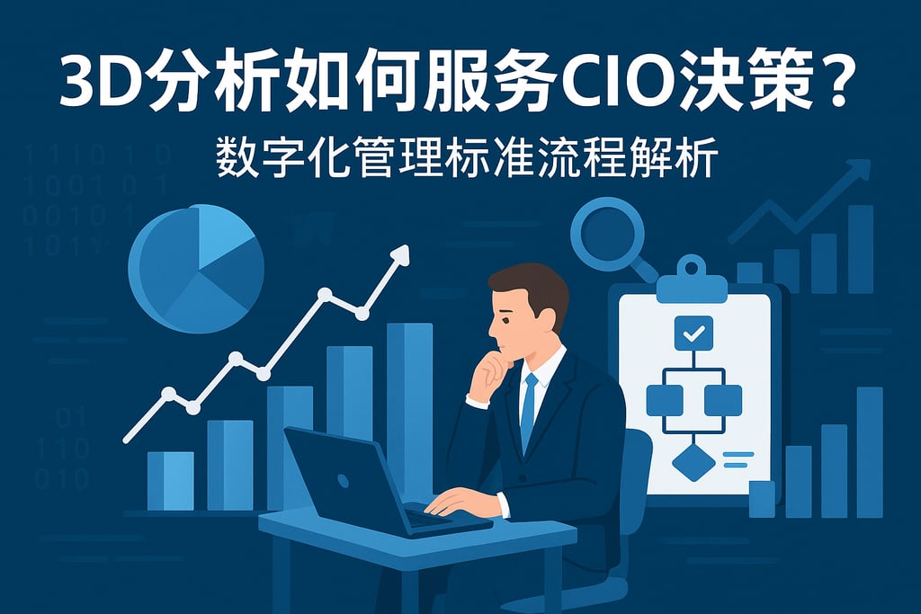 3d分析如何服务CIO决策？数字化管理标准流程解析
