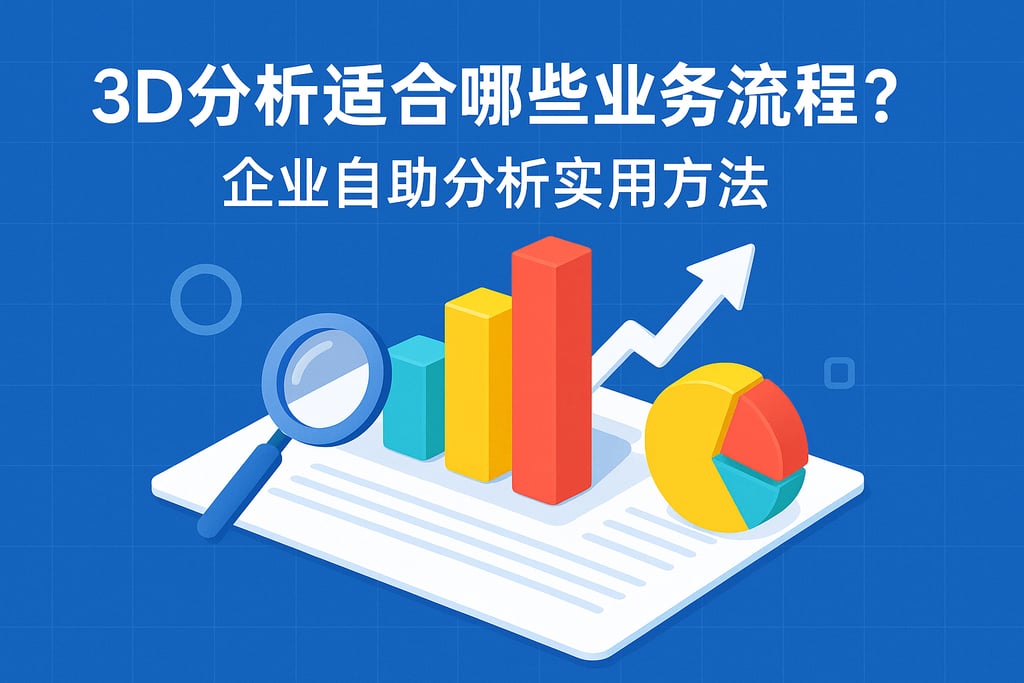 3d分析适合哪些业务流程？企业自助分析实用方法