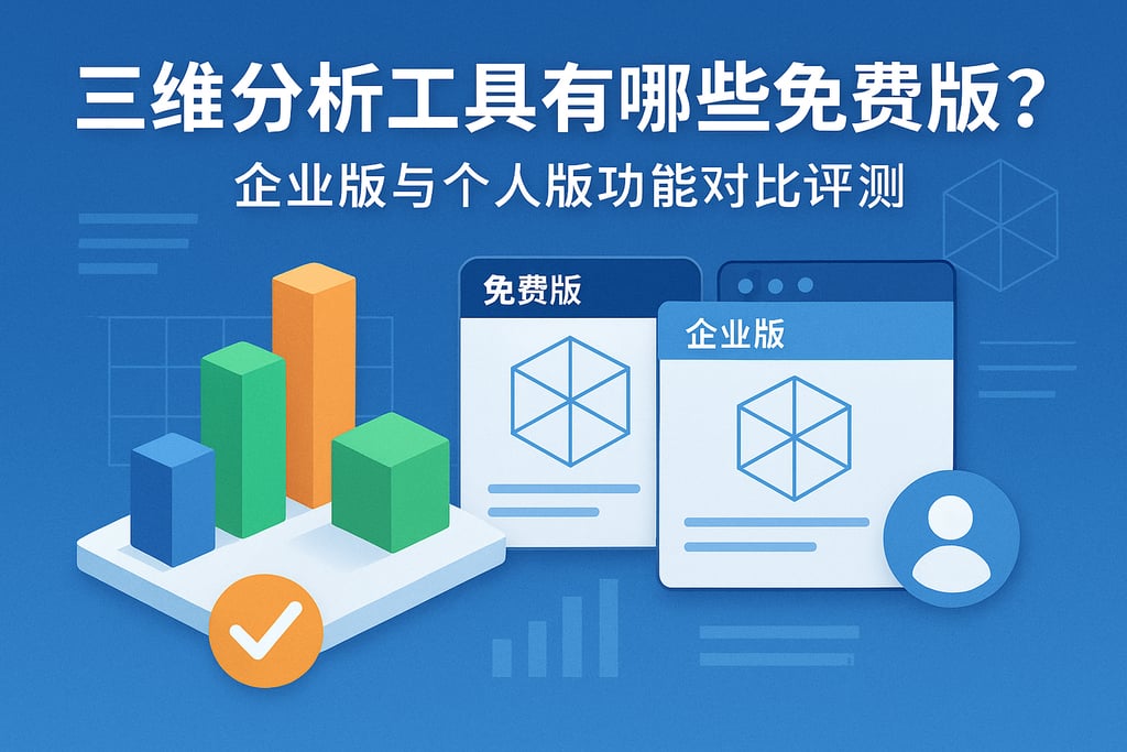 三维分析工具有哪些免费版？企业版与个人版功能对比评测