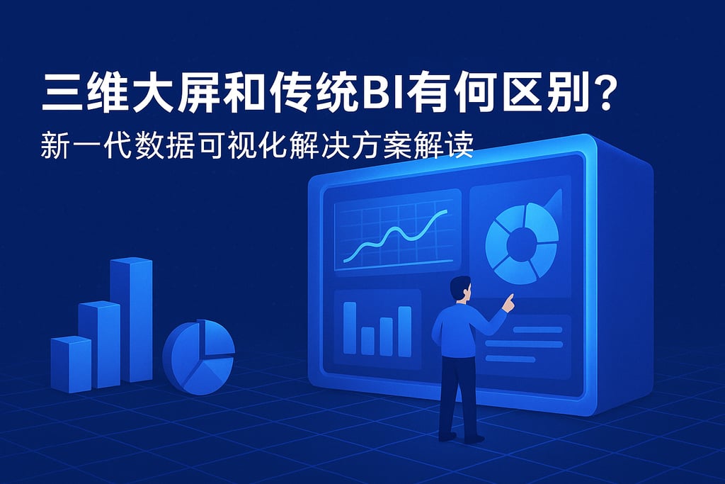 三维大屏和传统BI有何区别？新一代数据可视化解决方案解读
