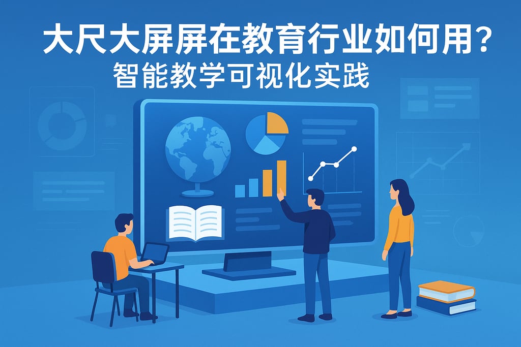 三维大屏在教育行业如何应用？智能教学可视化实践