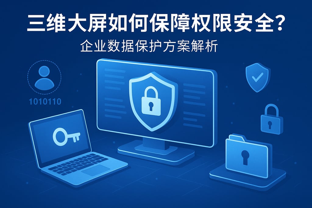 三维大屏如何保障权限安全？企业数据保护方案解析