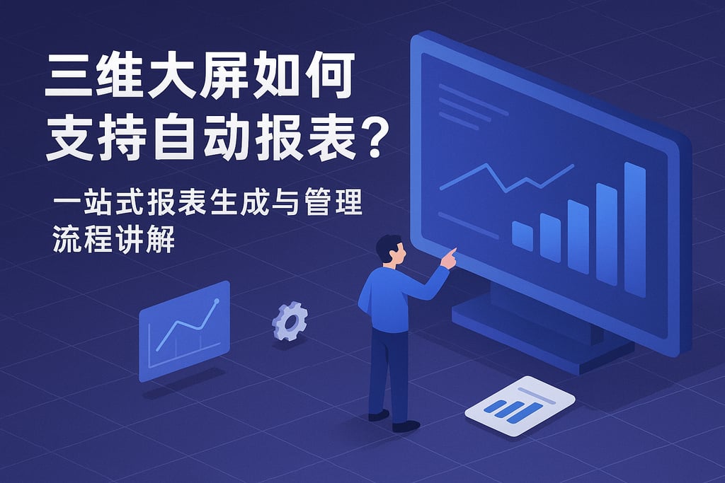 三维大屏如何支持自动报表？一站式报表生成与管理流程讲解