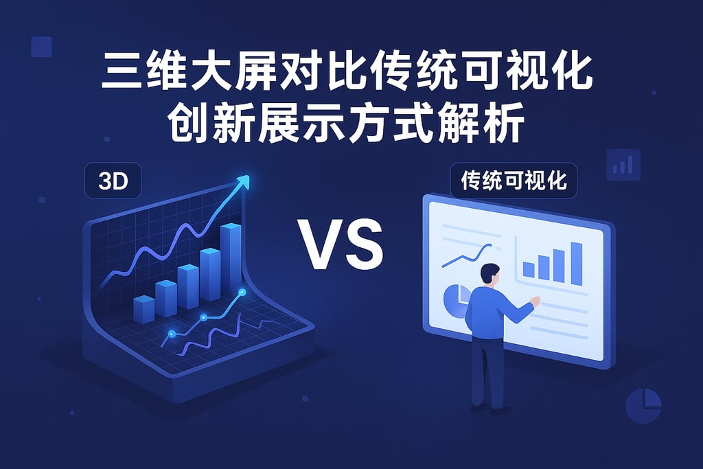 三维大屏对比传统可视化？创新展示方式解析