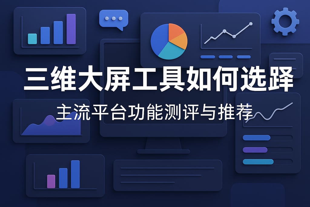 三维大屏工具如何选择？主流平台功能测评与推荐