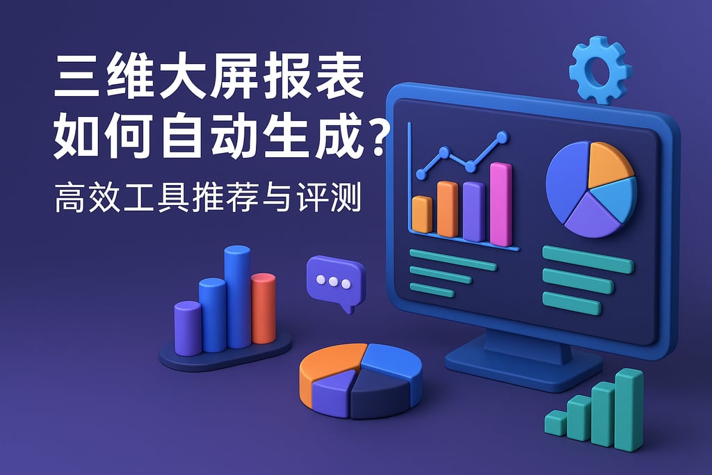 三维大屏报表如何自动生成？高效工具推荐与评测