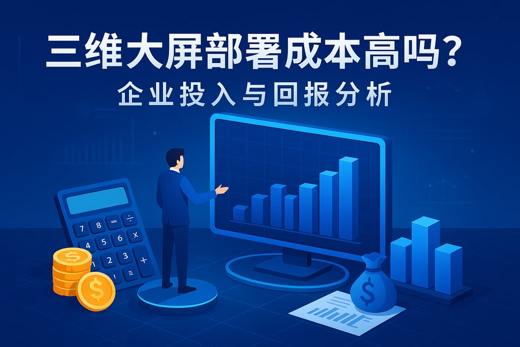 三维大屏部署成本高吗？企业投入与回报分析