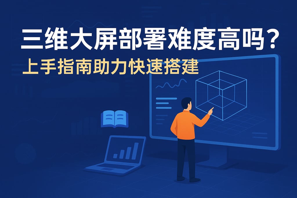 三维大屏部署难度高吗？上手指南助力快速搭建