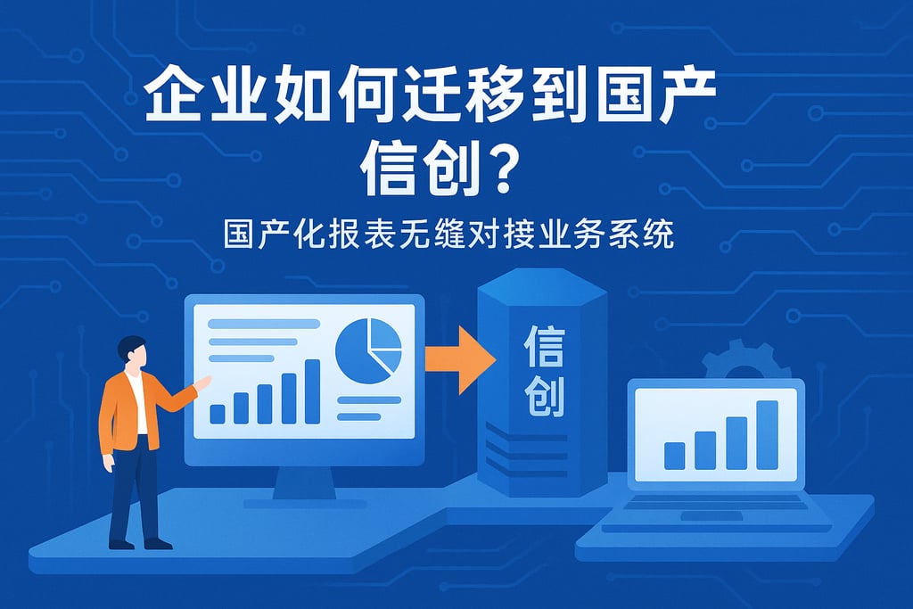 企业如何迁移到国产信创？国产化报表无缝对接业务系统