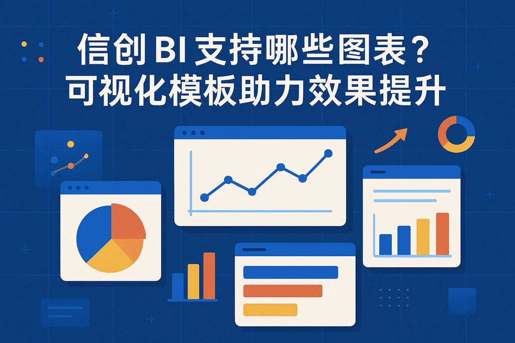 信创BI支持哪些图表？可视化模板助力效果提升