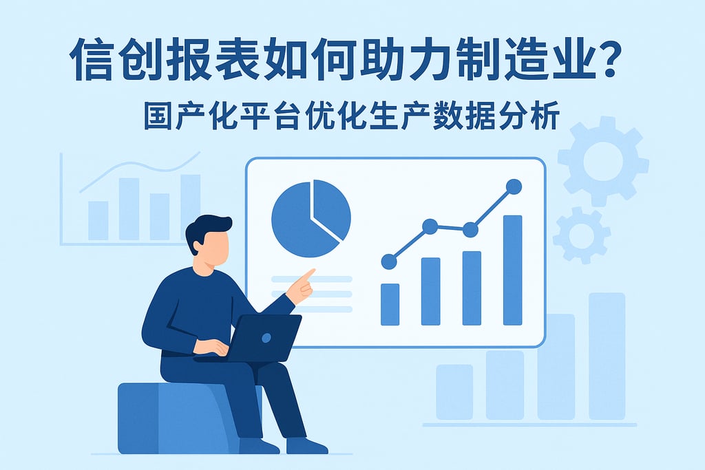 信创报表如何助力制造业？国产化平台优化生产数据分析