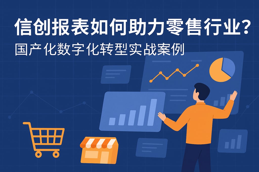 信创报表如何助力零售行业？国产化数字化转型实战案例