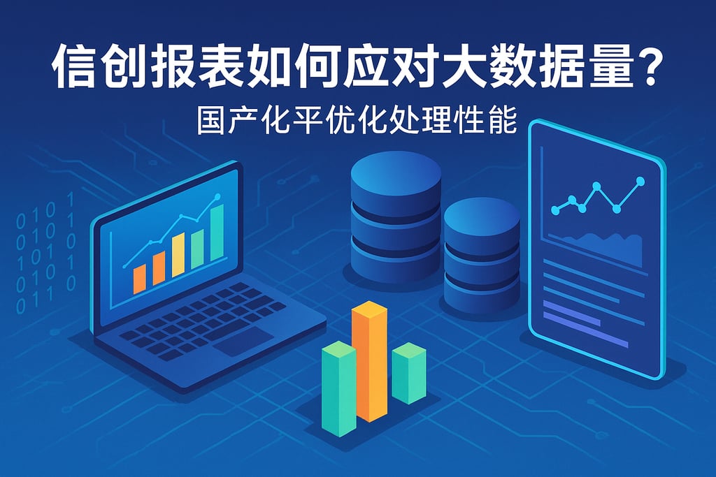 信创报表如何应对大数据量？国产化平台优化处理性能