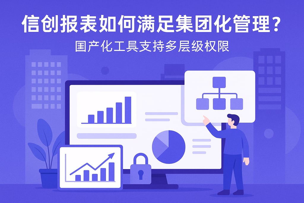 信创报表如何满足集团化管理？国产化工具支持多层级权限