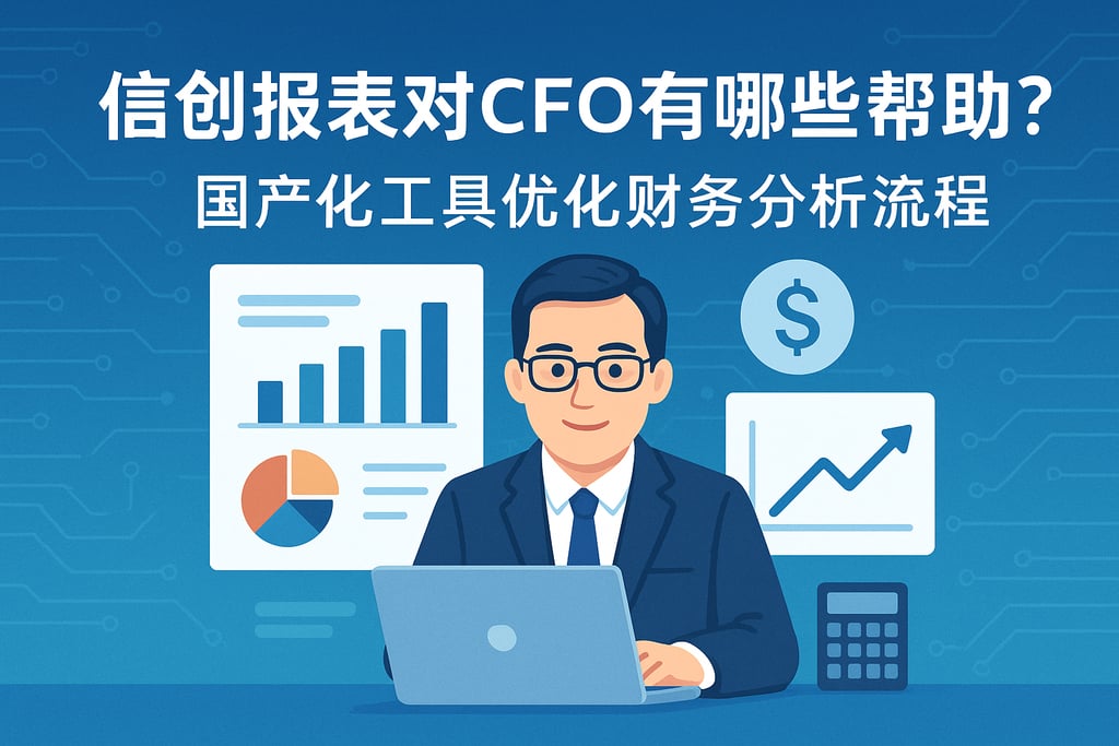 信创报表对CFO有哪些帮助？国产化工具优化财务分析流程