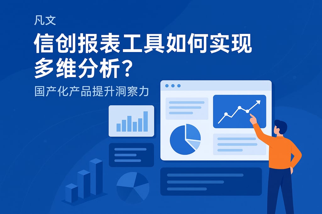 信创报表工具如何实现多维分析？国产化产品提升洞察力