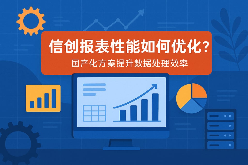 信创报表性能如何优化？国产化方案提升数据处理效率