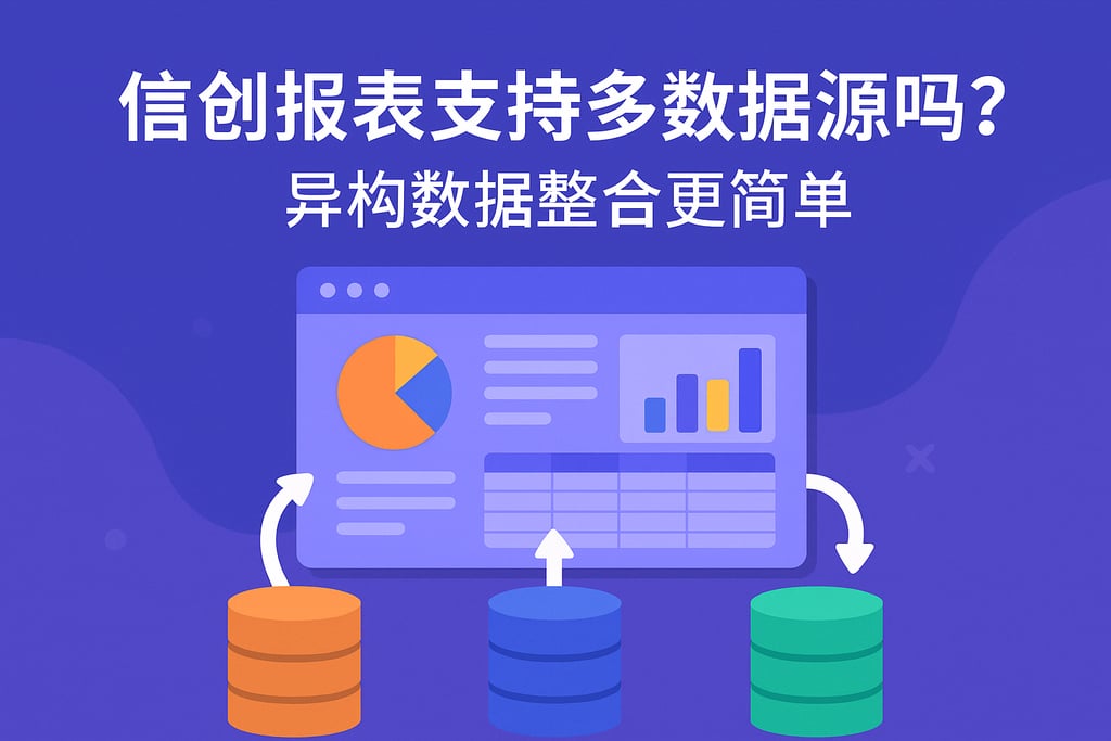 信创报表支持多数据源吗？异构数据整合更简单