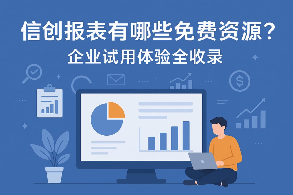 信创报表有哪些免费资源？企业试用体验全收录
