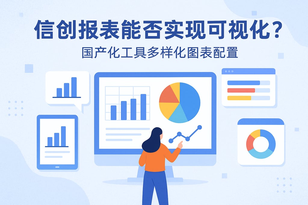 信创报表能否实现可视化？国产化工具多样化图表配置
