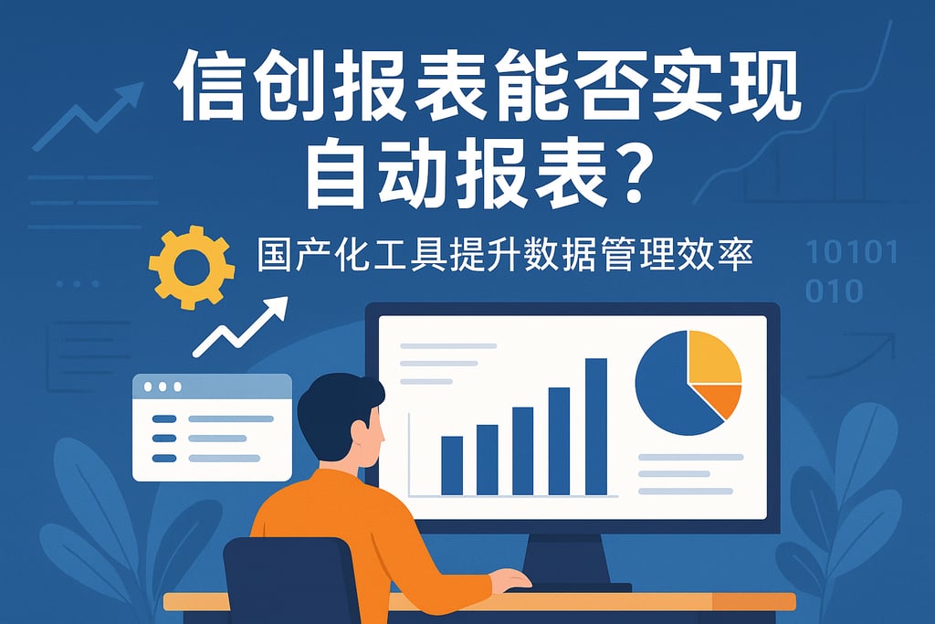 信创报表能否实现自动报表？国产化工具提升数据管理效率
