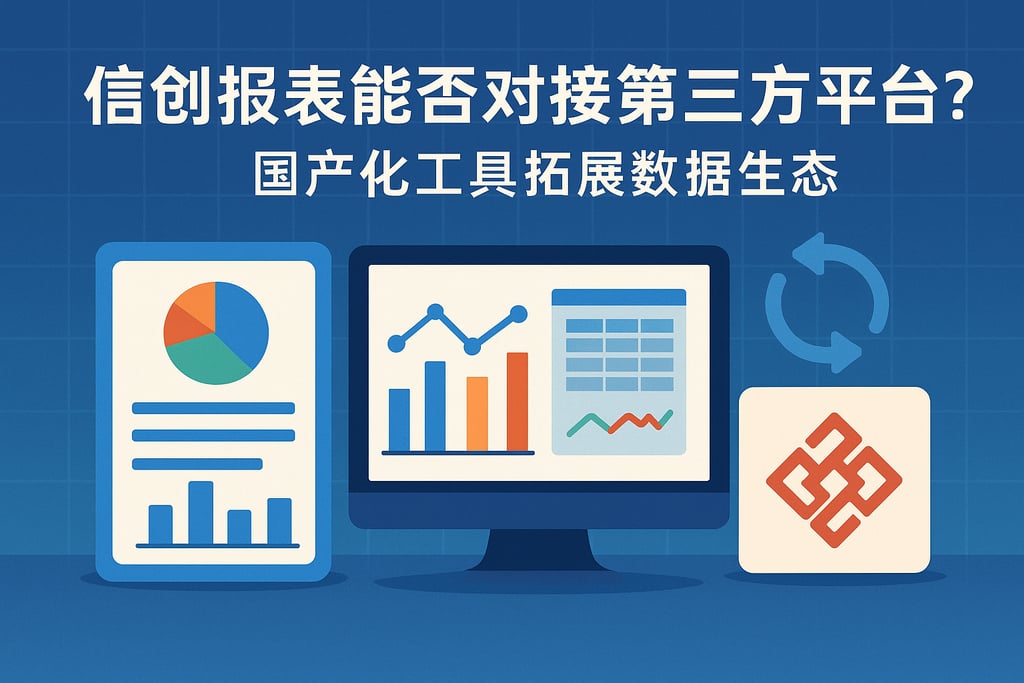 信创报表能否对接第三方平台？国产化工具拓展数据生态
