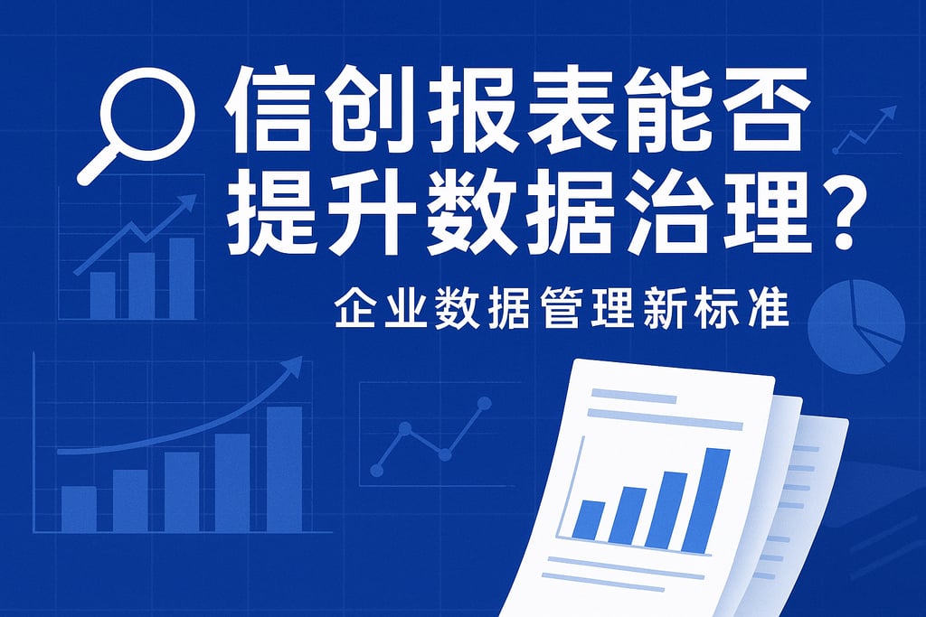 信创报表能否提升数据治理？企业数据管理新标准