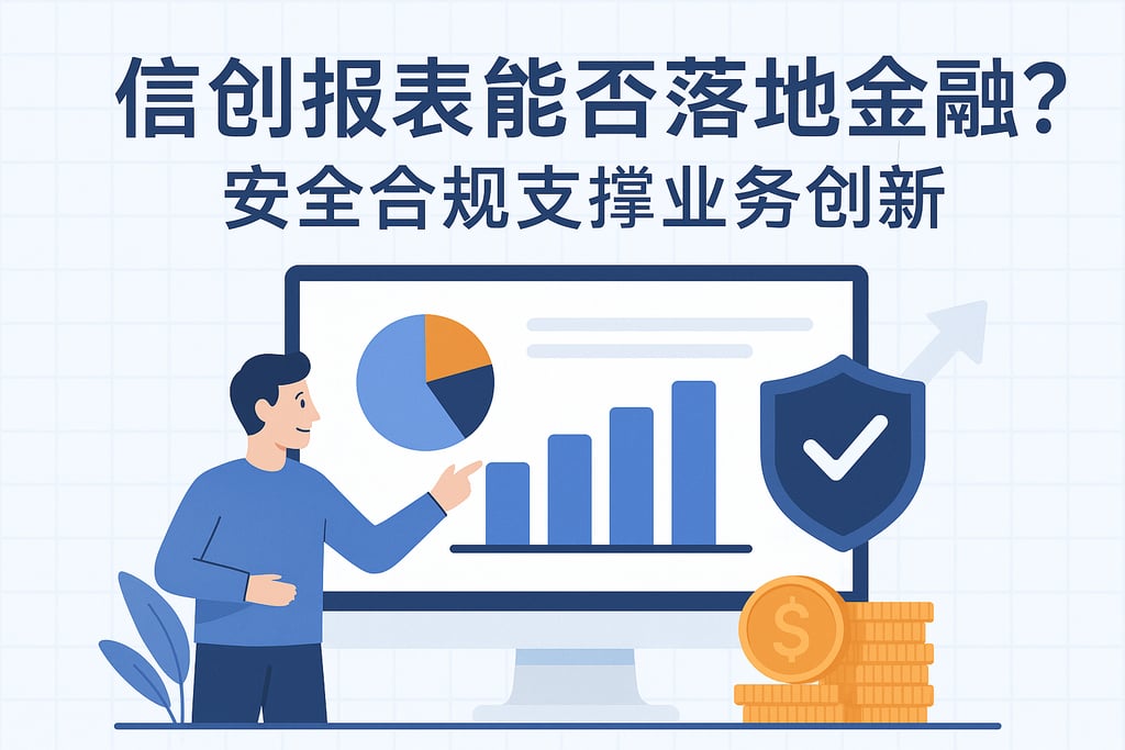 信创报表能否落地金融？安全合规支撑业务创新
