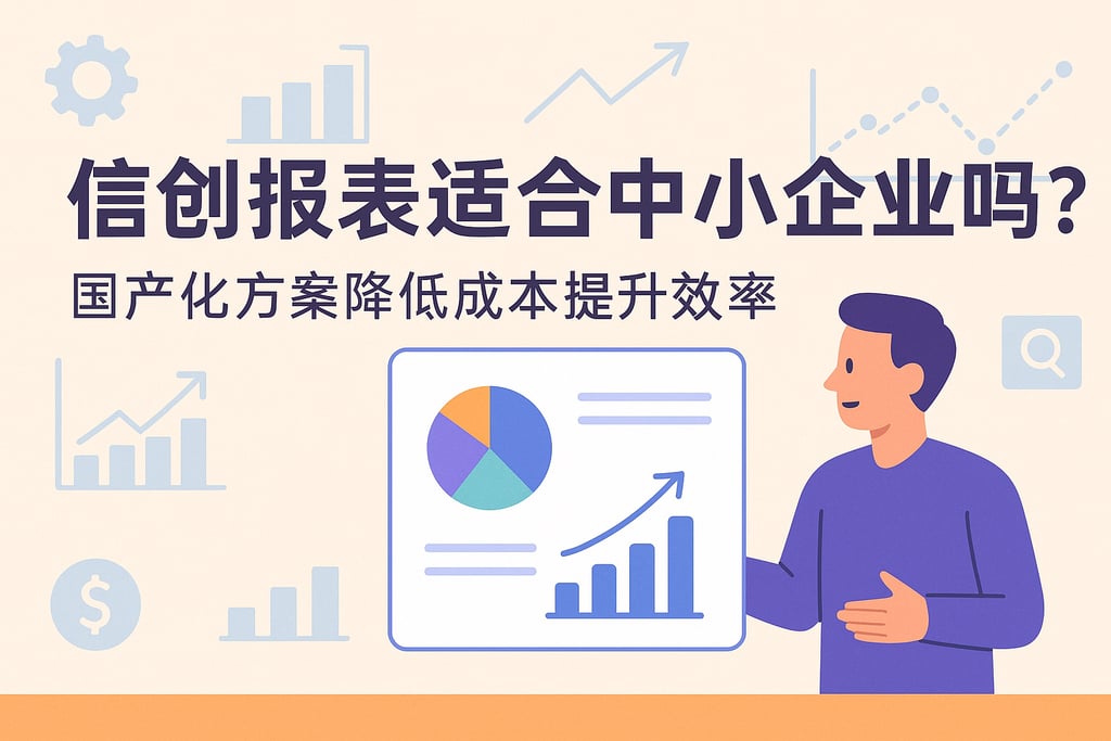 信创报表适合中小企业吗？国产化方案降低成本提升效率