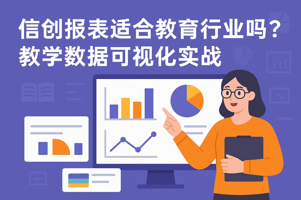 信创报表适合教育行业吗？教学数据可视化实战