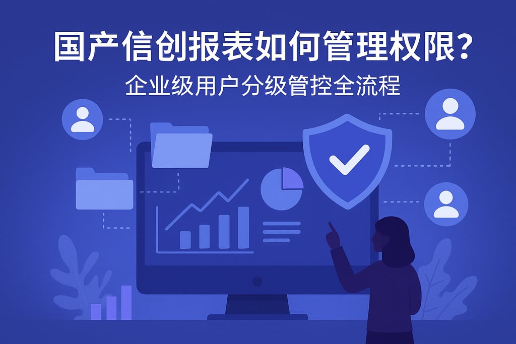 国产信创报表如何管理权限？企业级用户分级管控全流程