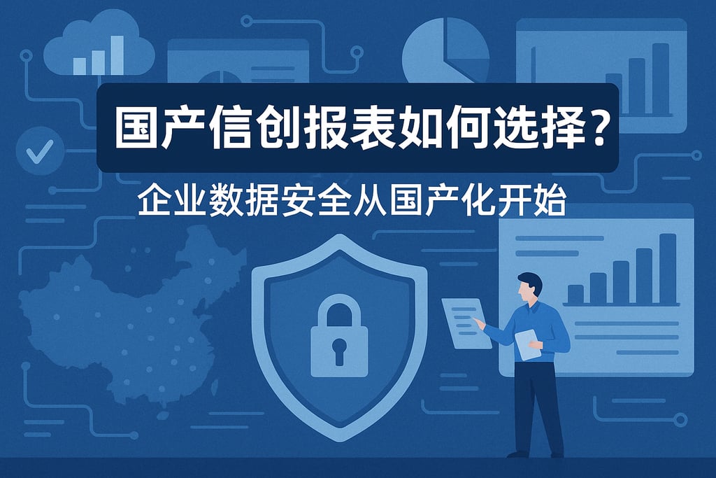 国产信创报表如何选择？企业数据安全从国产化开始