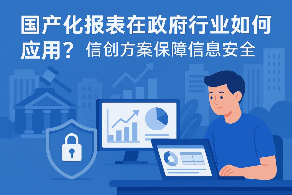 国产化报表在政府行业如何应用？信创方案保障信息安全