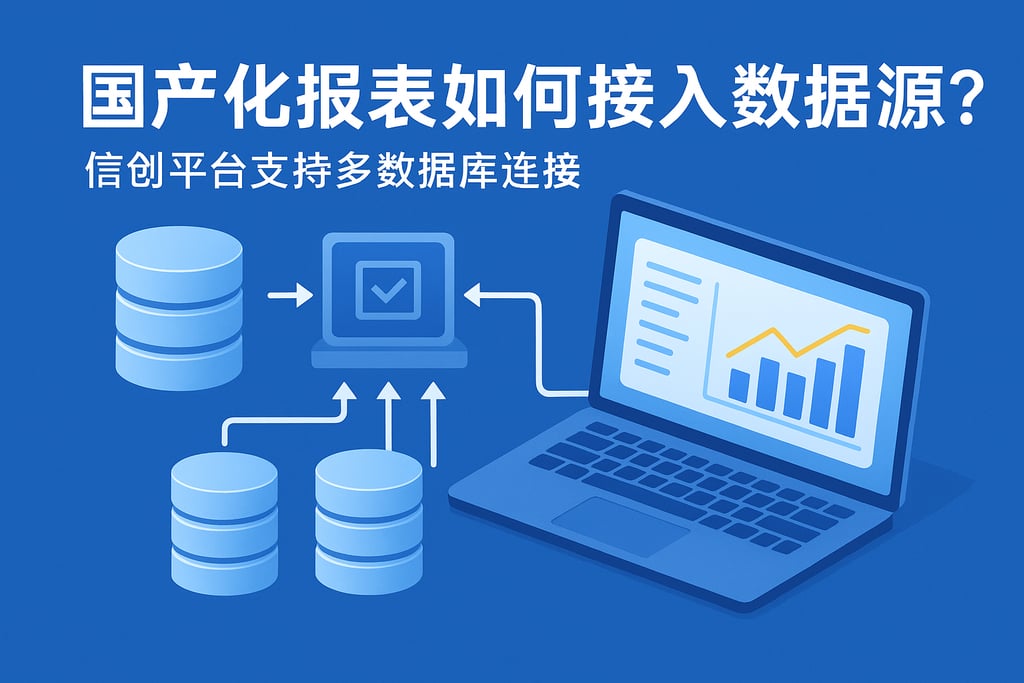 国产化报表如何接入数据源？信创平台支持多数据库连接