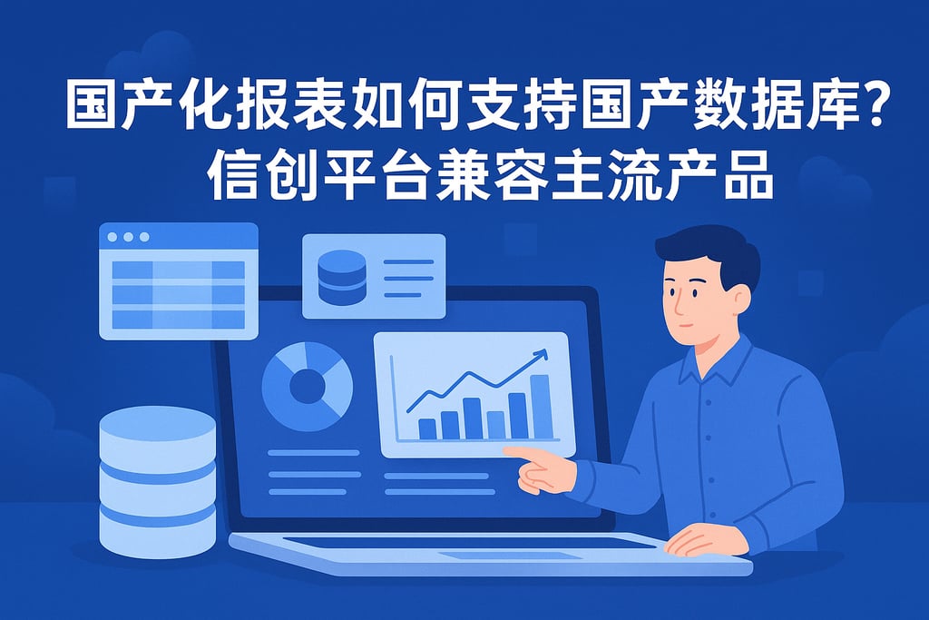 国产化报表如何支持国产数据库？信创平台兼容主流产品