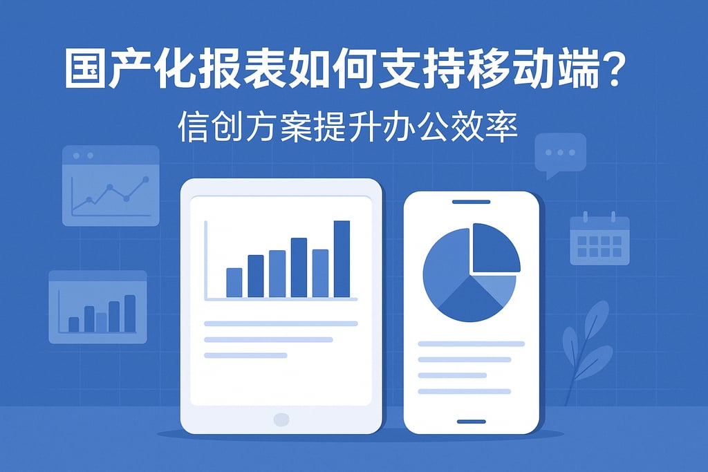 国产化报表如何支持移动端？信创方案提升办公效率