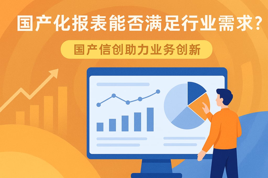 国产化报表能否满足行业需求？国产信创助力业务创新