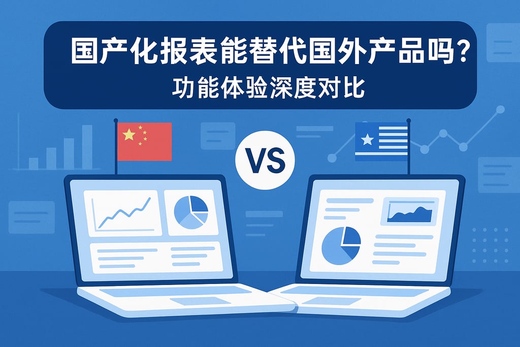 国产化报表能替代国外产品吗？功能体验深度对比