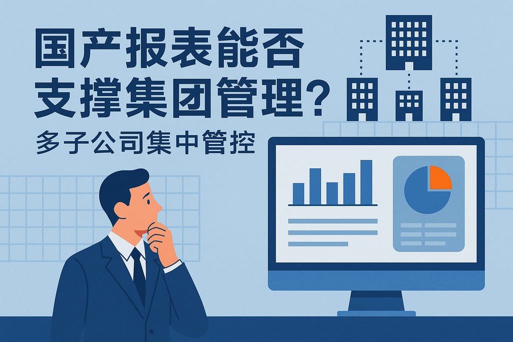 国产报表能否支撑集团管理？多子公司集中管控