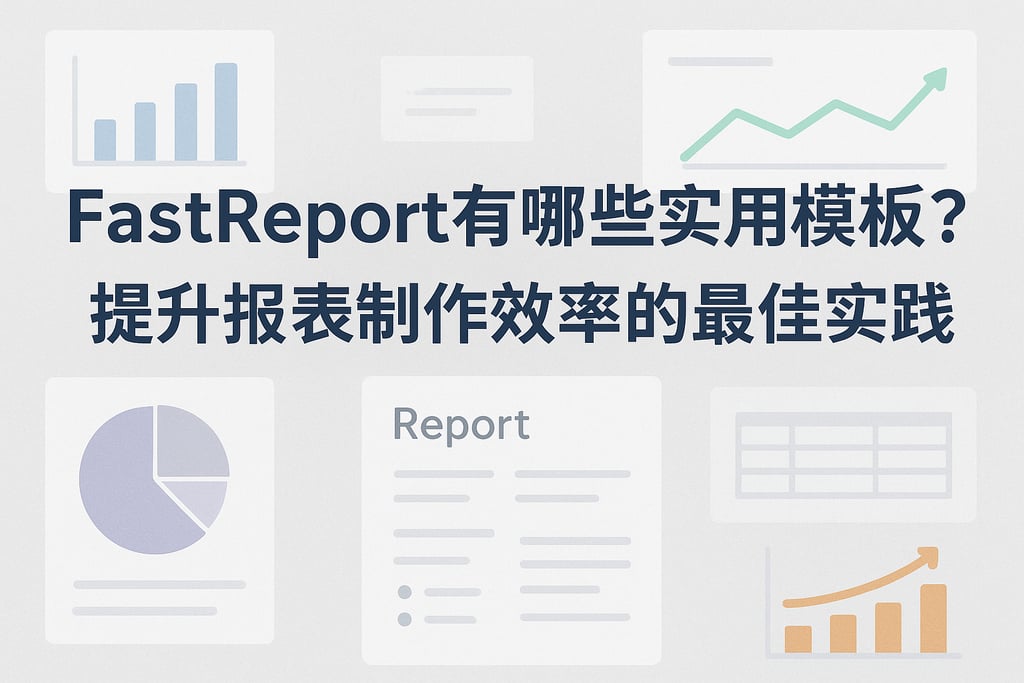 fastreporf有哪些实用模板？提升报表制作效率的最佳实践