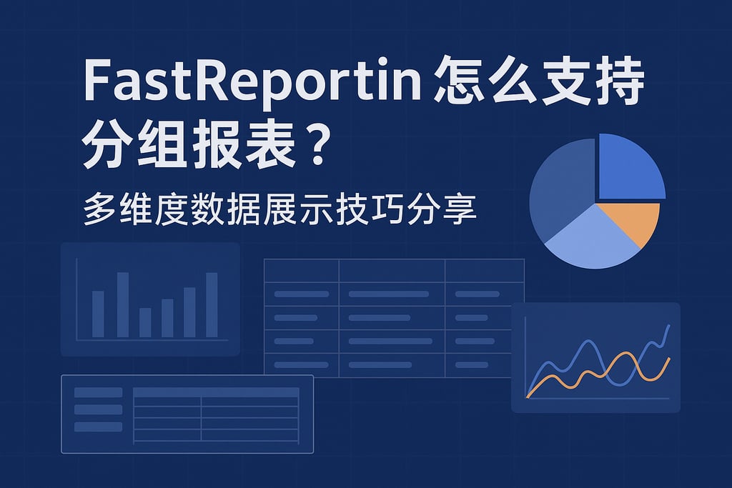 fastreportin怎么支持分组报表？多维度数据展示技巧分享