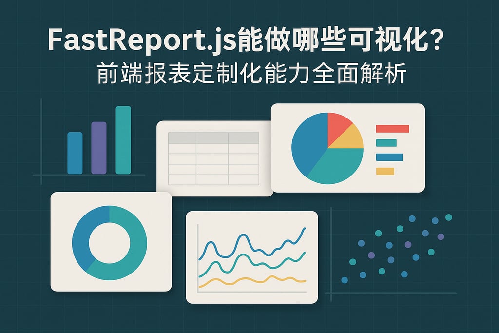 fastreportjs能做哪些可视化？前端报表定制化能力全面解析