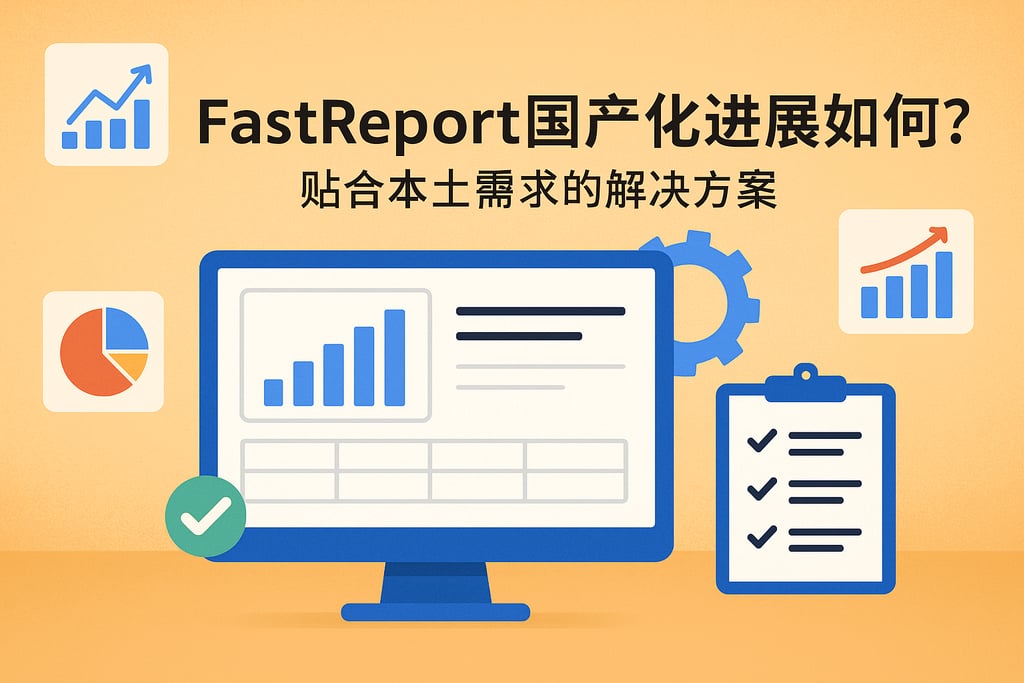 fastreport国产化进展如何？贴合本土需求的解决方案