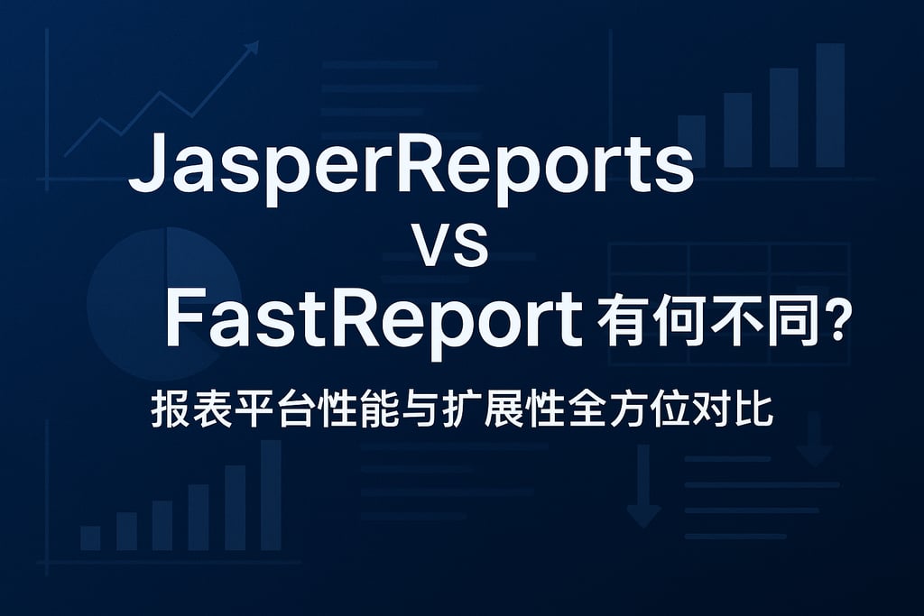jasperreports与fastreport有何不同？报表平台性能与扩展性全方位对比