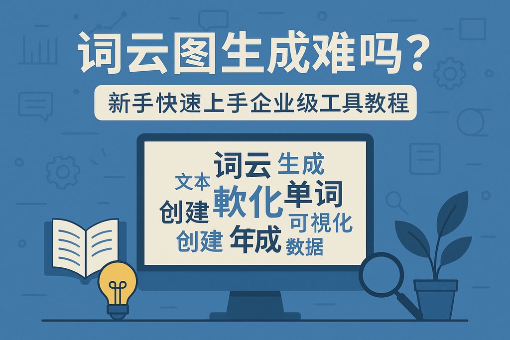 词云图生成难吗？新手快速上手企业级工具教程