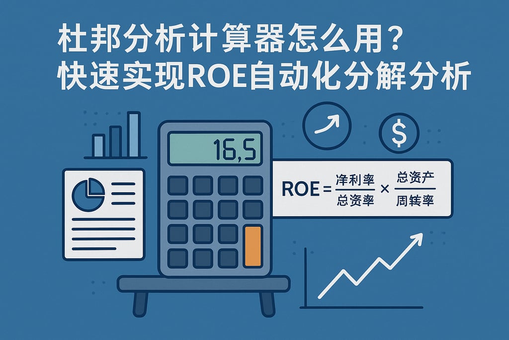 杜邦分析计算器怎么用？快速实现ROE自动化分解分析