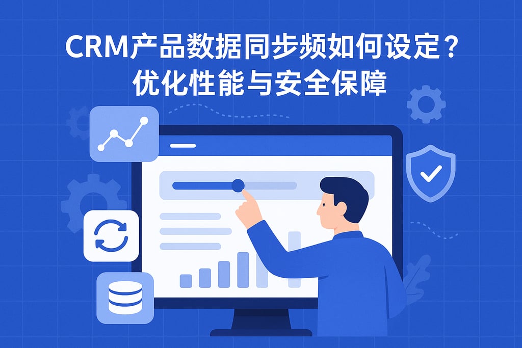 CRM产品数据同步频率如何设定？优化性能与安全保障