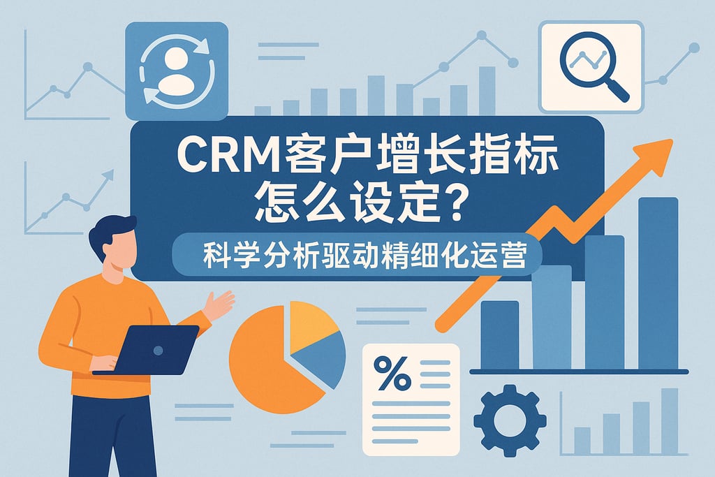 CRM客户增长指标怎么设定？科学分析驱动精细化运营