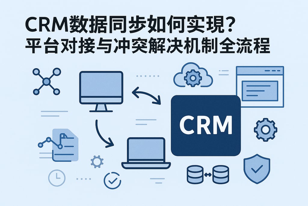 CRM数据同步如何实现？平台对接与冲突解决机制全流程