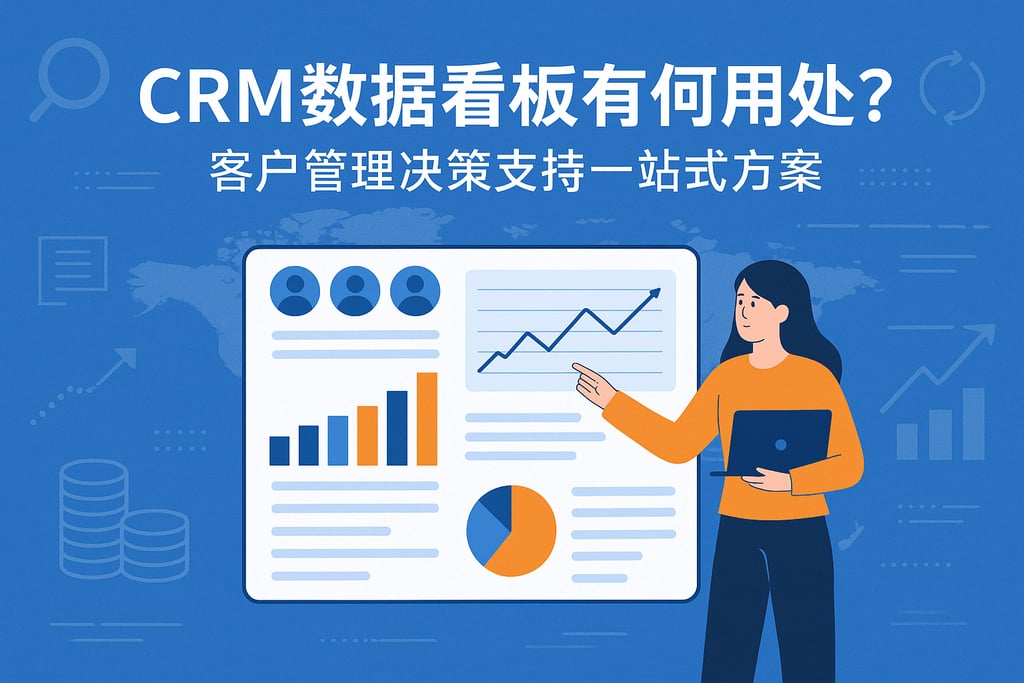 CRM数据看板有何用处？客户管理决策支持一站式方案